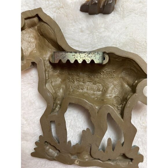 Vintage Burwood Wall Hanging Decor Room Nursery Zoo Animals Made in USA Set of 5 - Picture 9 of 9